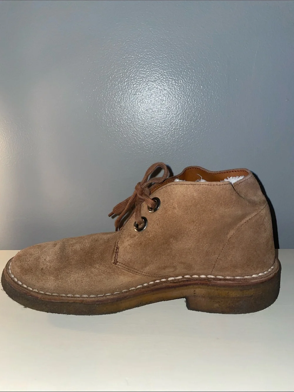 Bata Safari Kenya Suede Chukka Boots Brown Handmade Men's Size 8